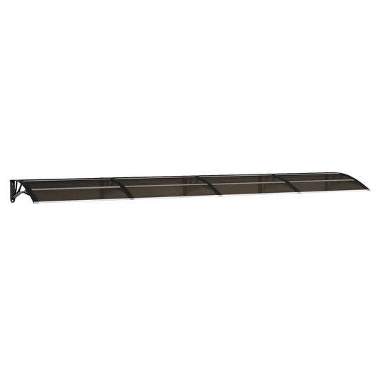 Türvordach Polycarbonat Schwarz
