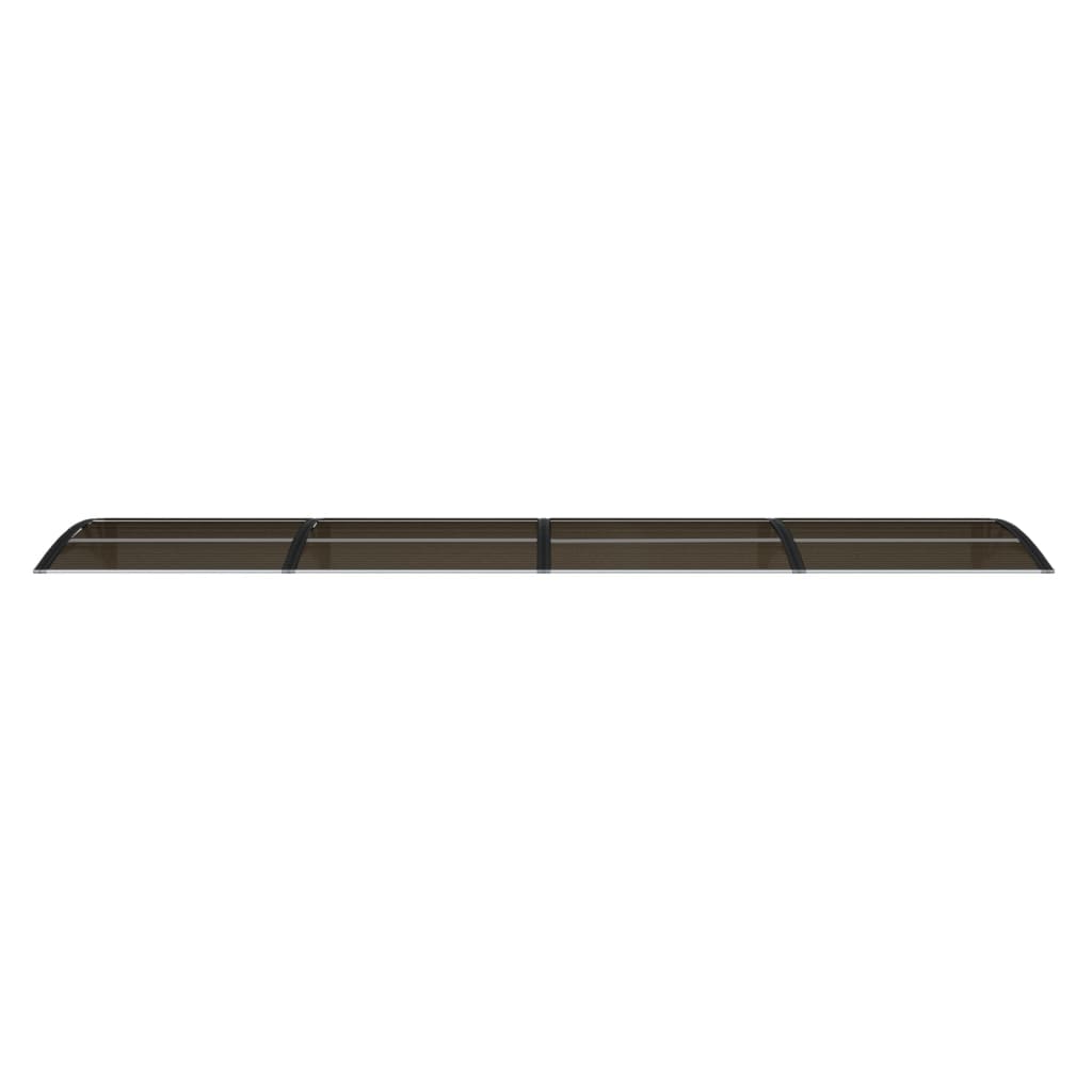 Türvordach Polycarbonat Schwarz