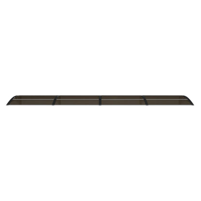 Türvordach Polycarbonat Schwarz
