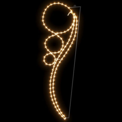 Lichterketten 4 Stk. Kugelförmig Warmweiß 111,5X35X4,5 Cm