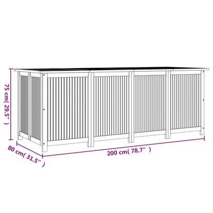 Gartenbox Massivholz Akazie