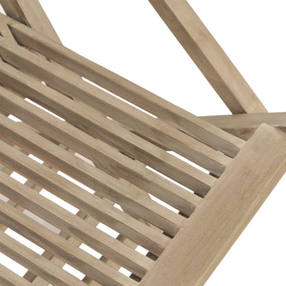Gartenstühle 8 Stk. Klappbar Grau 56X61X89 Cm Massivholz Teak
