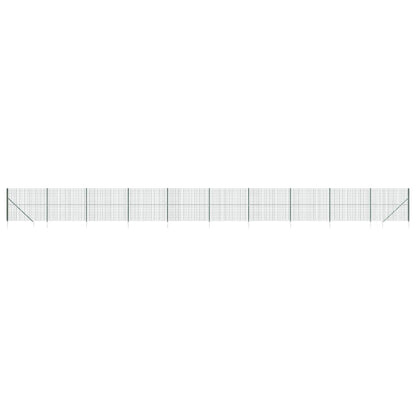 Maschendrahtzaun Mit Bodenhülsen 2,2X25 M
