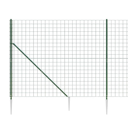 Maschendrahtzaun Mit Bodenhülsen 2,2X25 M