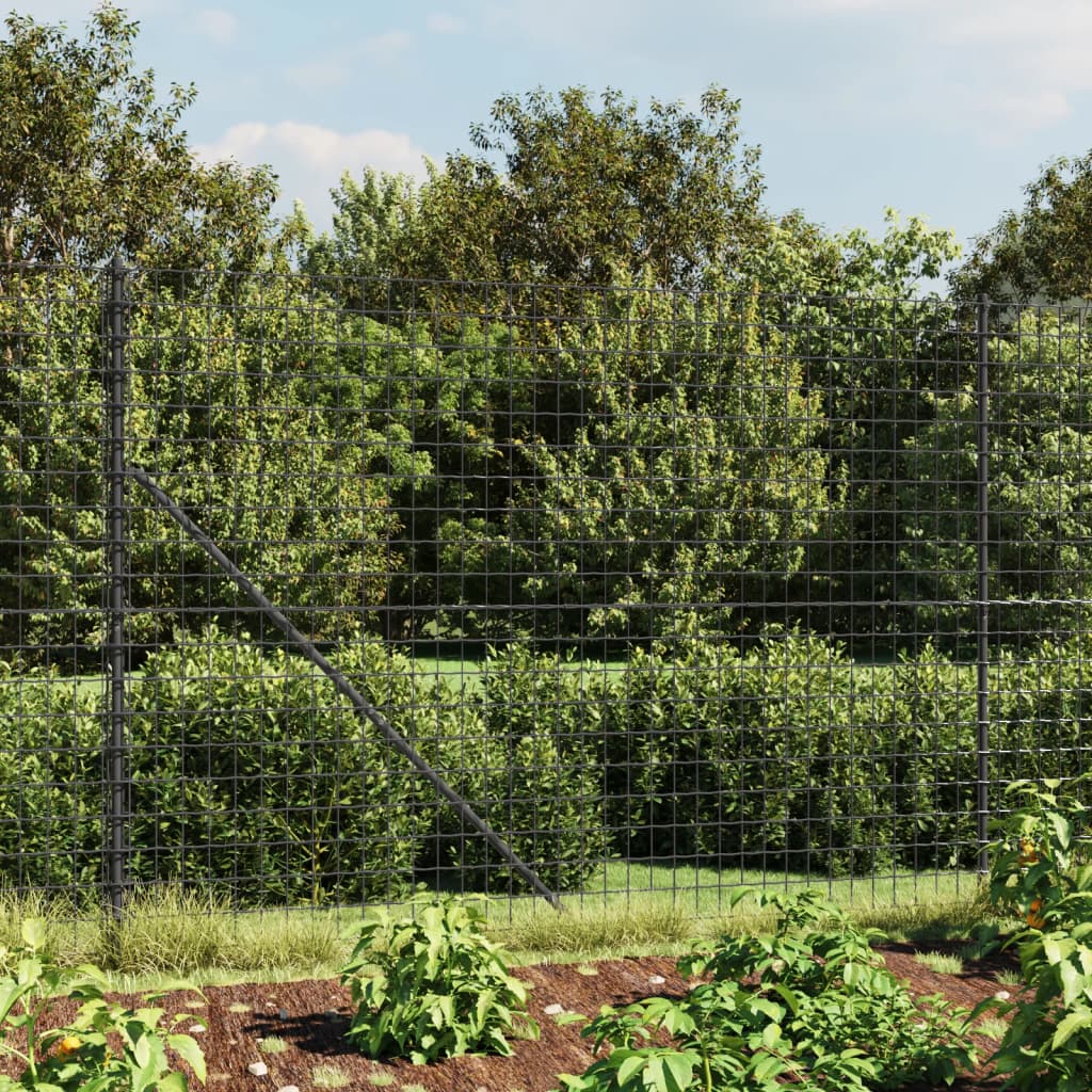 Maschendrahtzaun Mit Bodenflansch 1,4X25 M