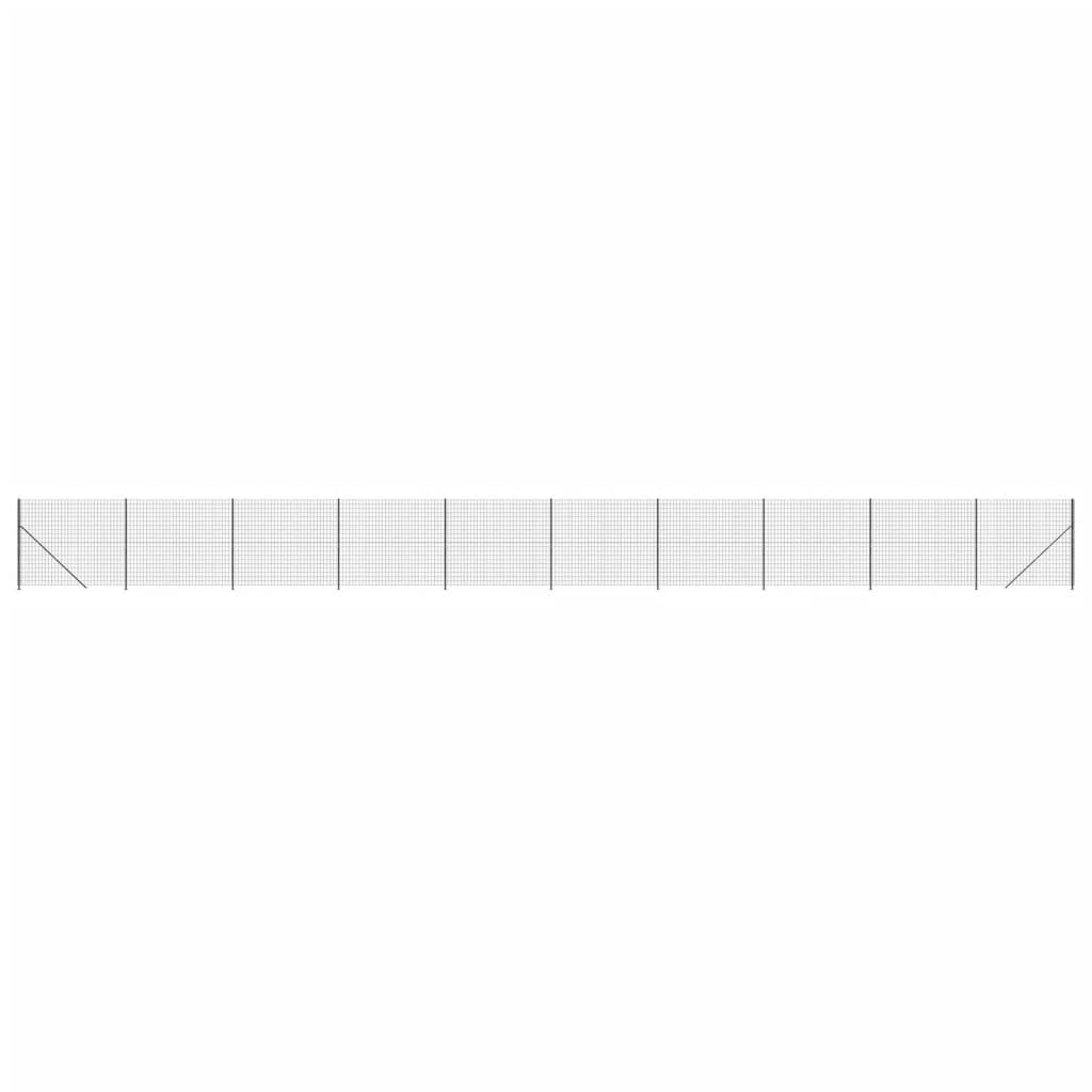 Maschendrahtzaun Mit Bodenflansch 1,4X25 M