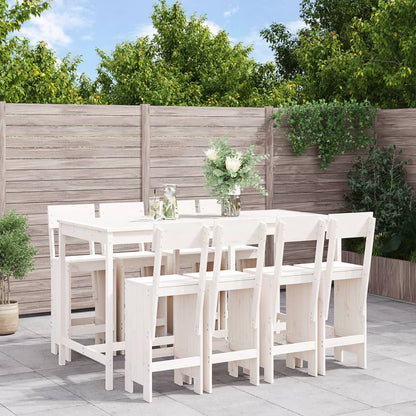 9-Tlg. Gartenbar-Set Massivholz Douglasie