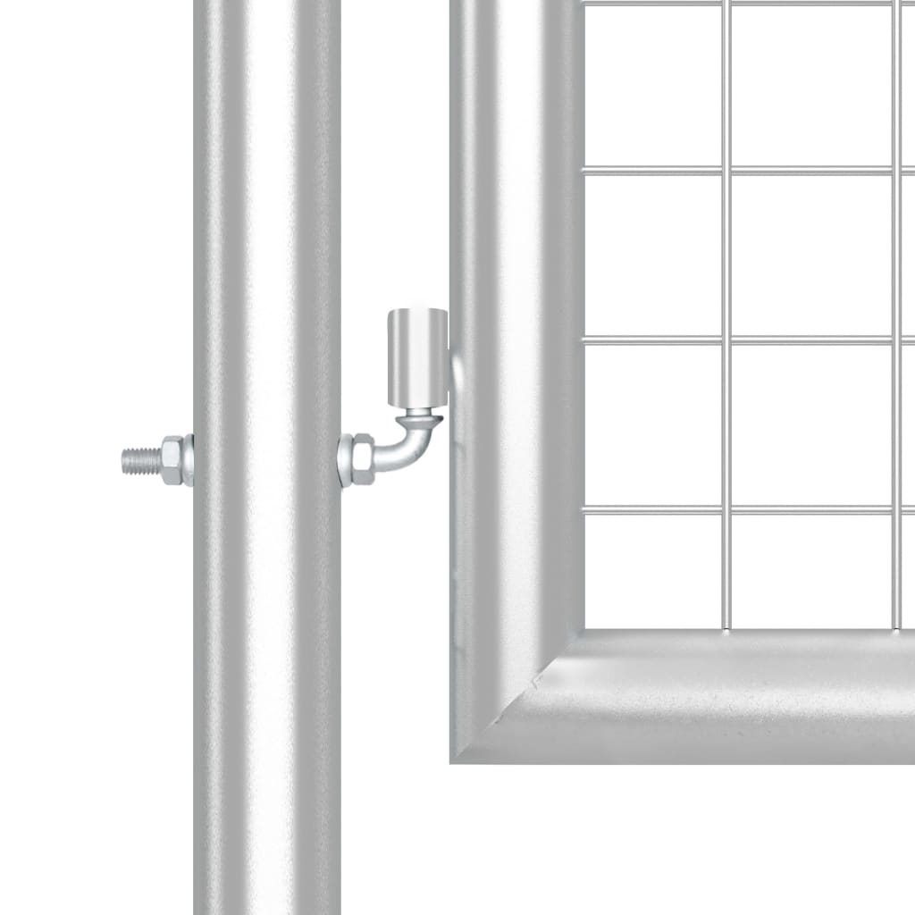 Mesh-Gartentor N 300X175 Cm Verzinkter Stahl