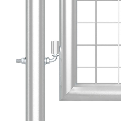 Mesh-Gartentor N 300X175 Cm Verzinkter Stahl