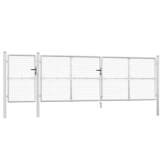 Mesh-Gartentor N Verzinkter Stahl