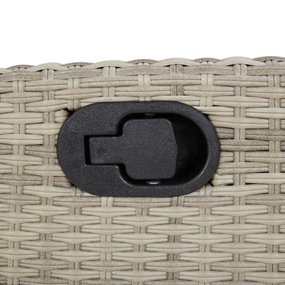 3-Tlg. Bistro-Set Mit Kissen Poly Rattan