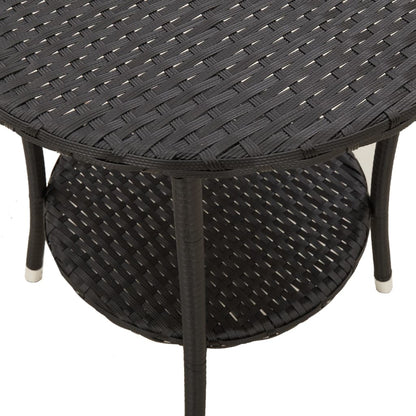 Outdoor-Lehnstühle 2 Stk. Poly-Rattan