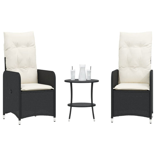 Outdoor-Lehnstühle 2 Stk. Poly-Rattan