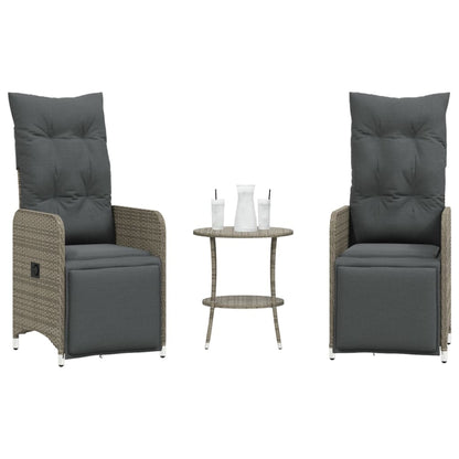 Outdoor-Lehnstühle 2 Stk. Poly-Rattan