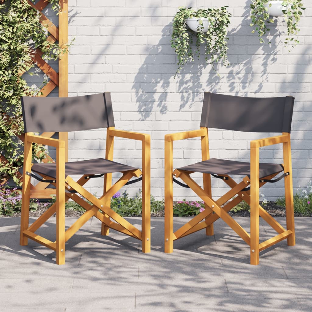 Klappbare Gartenstühle 8 Stk. Weiß Stoff