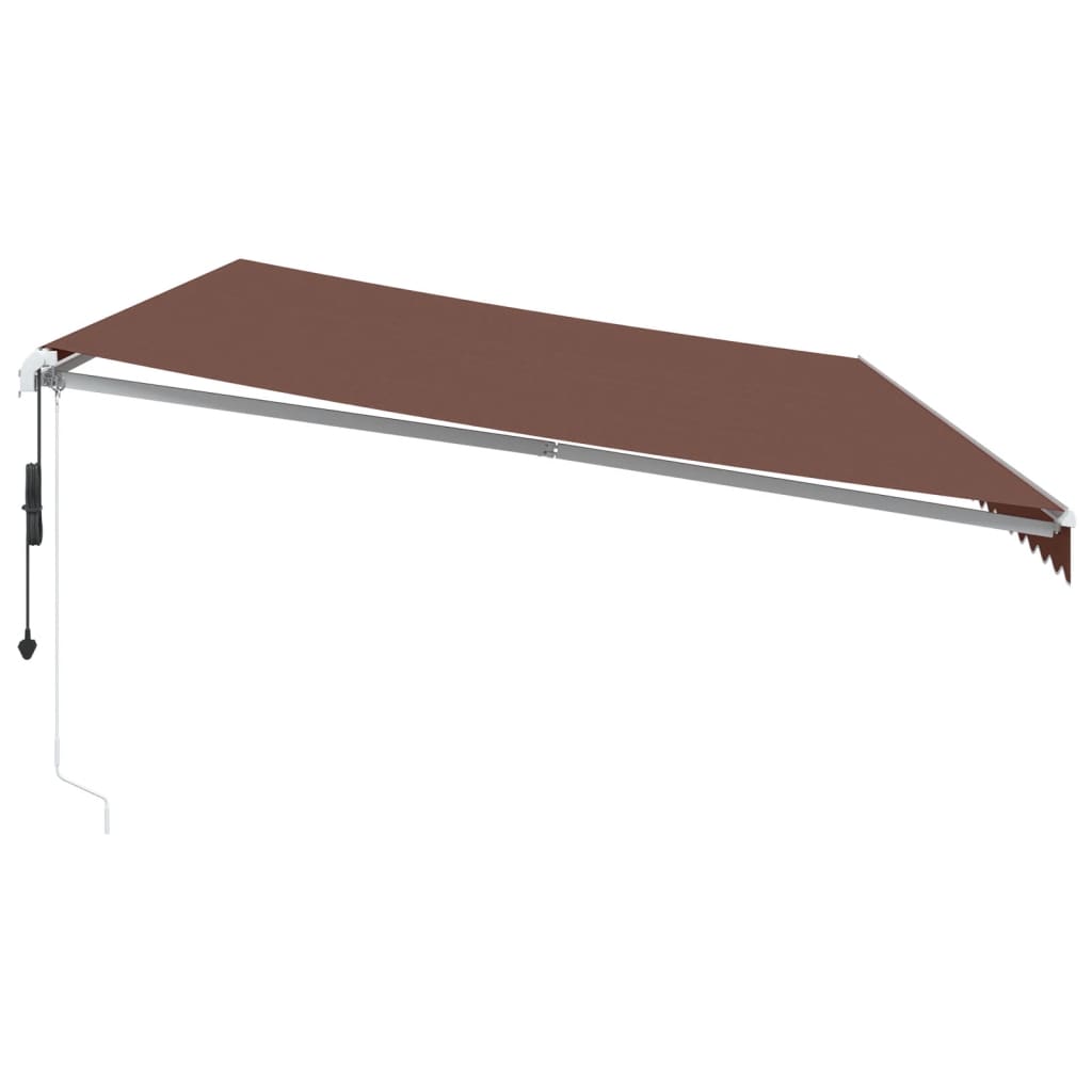 Markise Automatisch Mit Led Braun