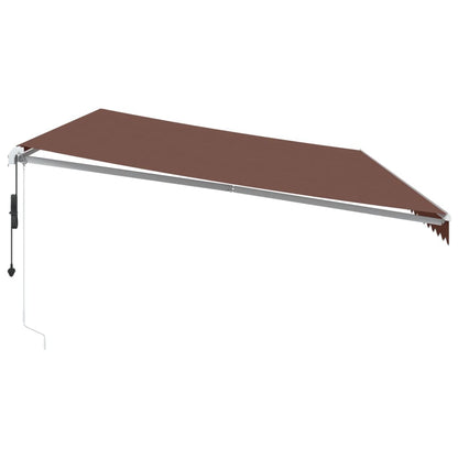 Markise Automatisch Mit Led Braun