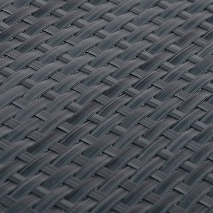 Balkon-Sichtschutz Poly Rattan