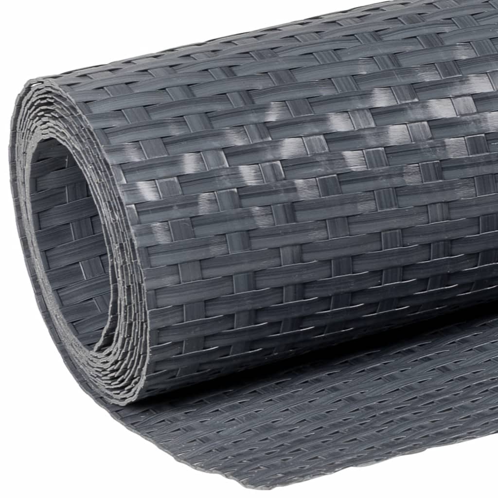 Balkon-Sichtschutz Poly Rattan