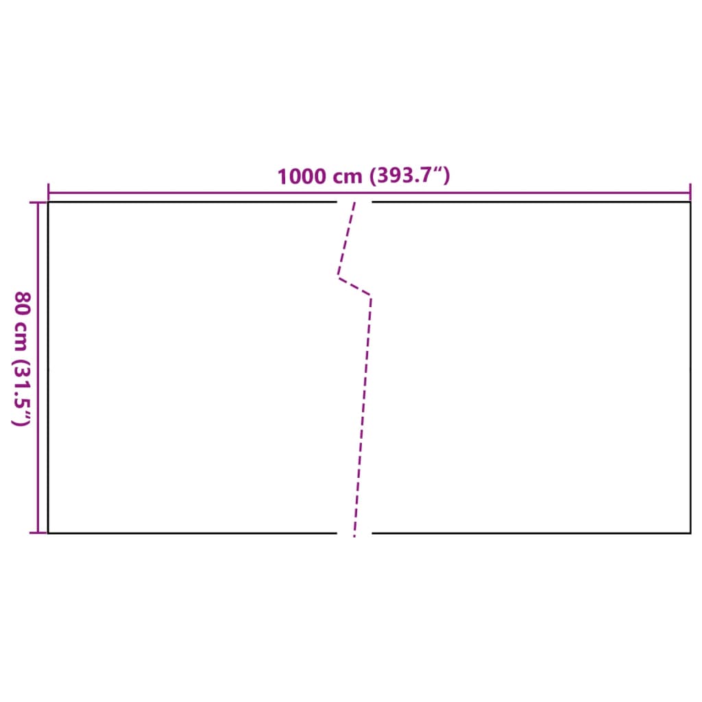 Balkon-Sichtschutz Poly Rattan
