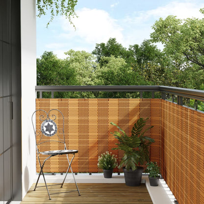 Balkon-Sichtschutz Poly Rattan