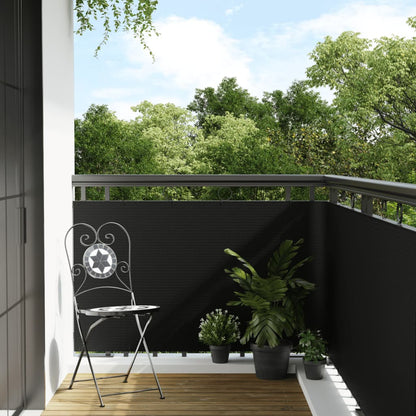 Balkon-Sichtschutz Poly Rattan