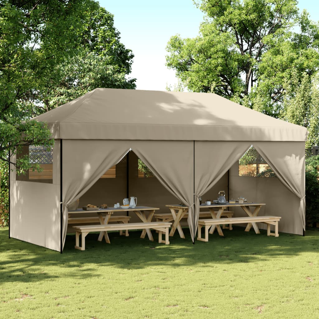 Partyzelt Faltbar Pop-Up Mit 4 Seitenteilen