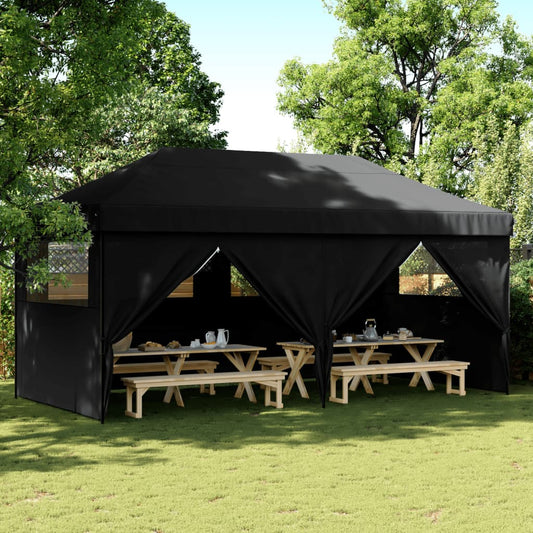 Partyzelt Faltbar Pop-Up Mit 4 Seitenteilen