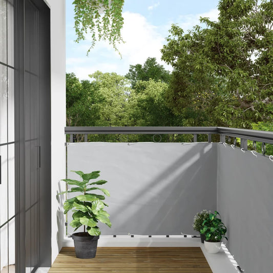 Balkon-Sichtschutz Pvc Grau