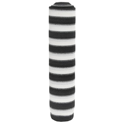 Zaunblende 2X50 M Hdpe 195 G/M² Anthrazit Und Weiß
