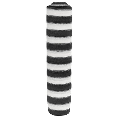 Zaunblende 2X50 M Hdpe 195 G/M² Anthrazit Und Weiß