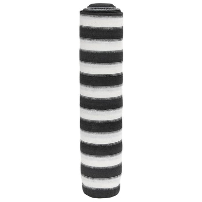 Zaunblende 2X50 M Hdpe 195 G/M² Anthrazit Und Weiß