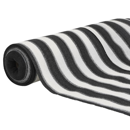 Zaunblende 2X50 M Hdpe 195 G/M² Anthrazit Und Weiß