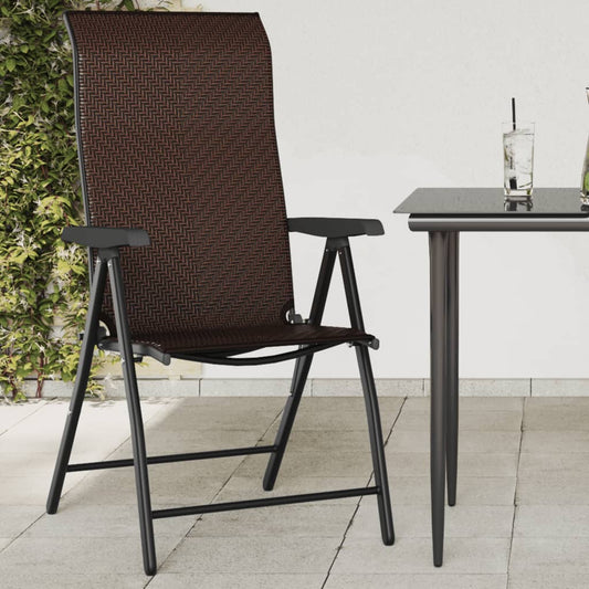 Gartenstühle 8 Stk. Klappbar Poly Rattan