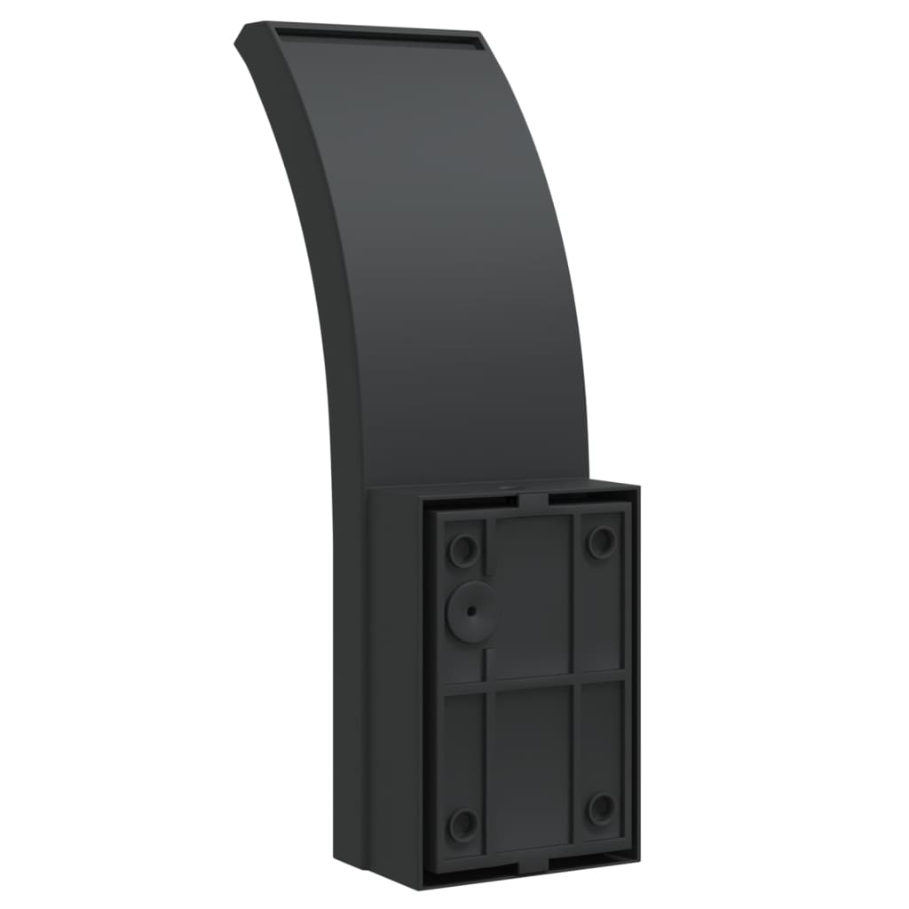 Led-Außenwandleuchten Mit Sensor 2 Stk. Aludruckguss Schwarz