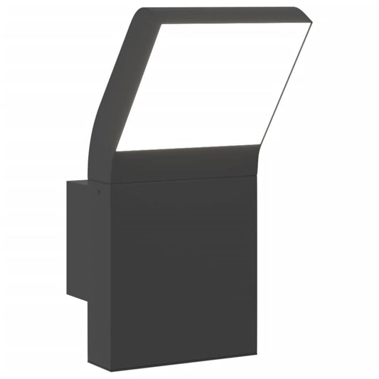 Led-Außenwandleuchte Aluminiumdruckguss Schwarz