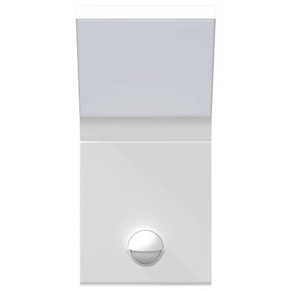 Led-Außenwandleuchten Mit Sensor 2 Stk. Aludruckguss Weiß