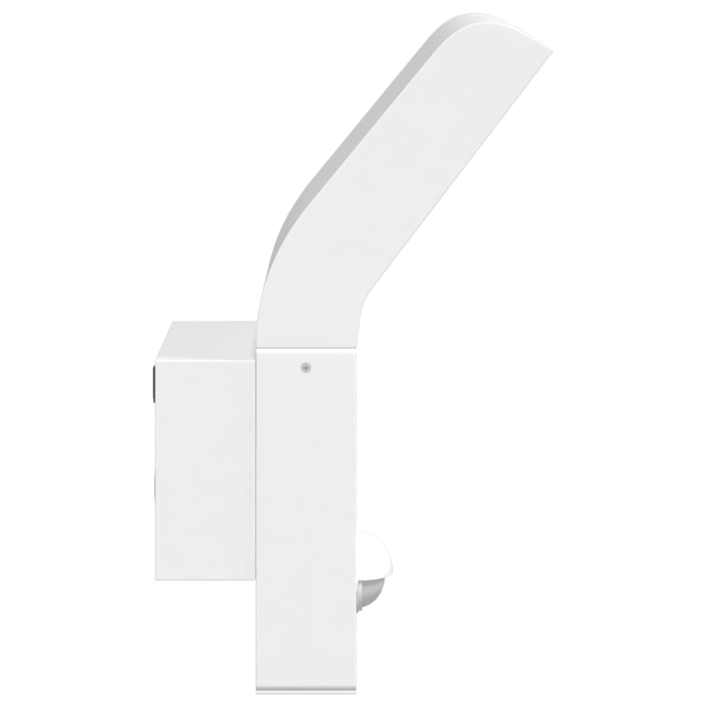 Led-Außenwandleuchten Mit Sensor 2 Stk. Aludruckguss Weiß