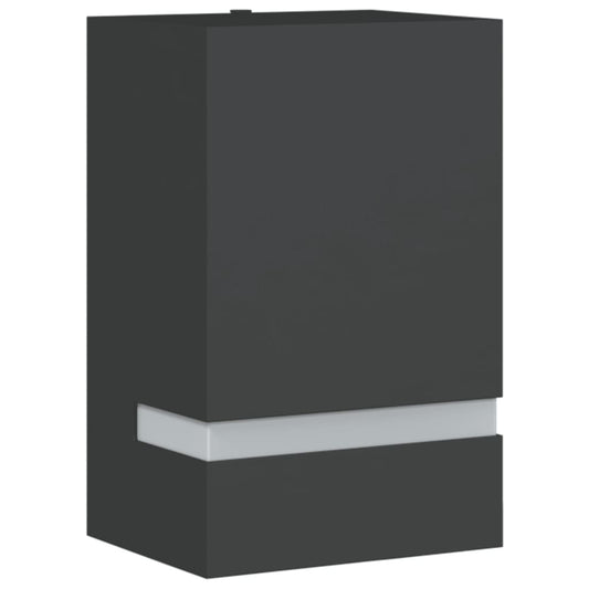 Außenwandleuchte Edelstahl Schwarz