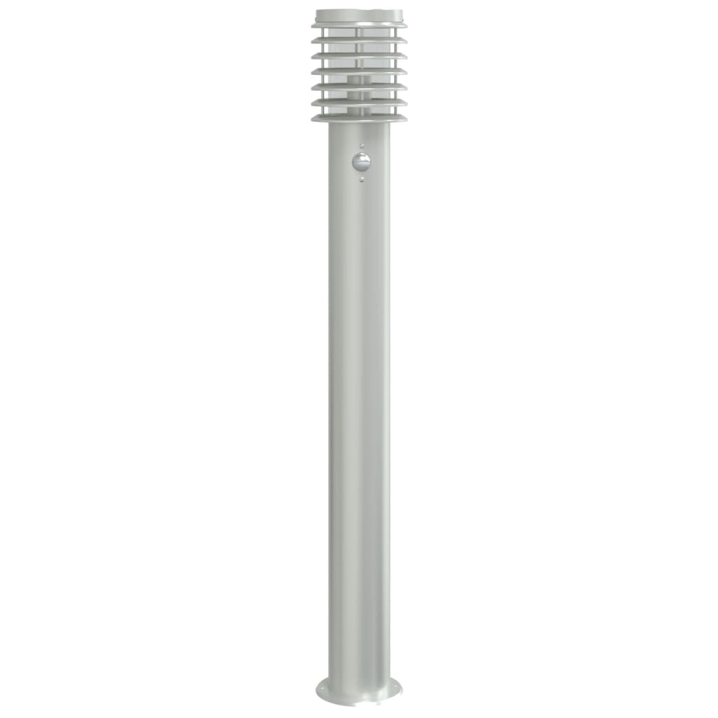 Wegeleuchten Mit Bewegungsmelder 3 Stk. N 110Cm Edelstahl Silber