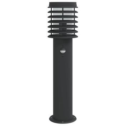 Wegeleuchten Mit Bewegungsmelder 3 Stk. 60 Cm Edelstahl Schwarz