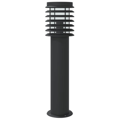 Wegeleuchten Mit Bewegungsmelder 3 Stk. 60 Cm Edelstahl Schwarz