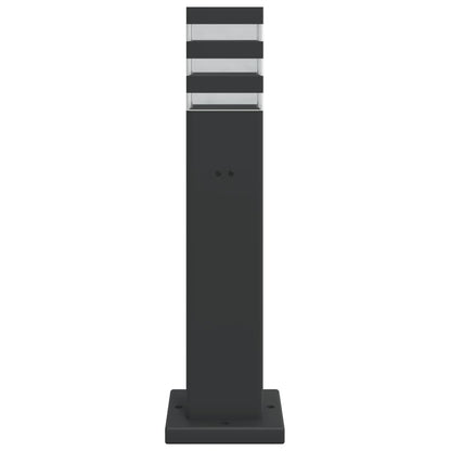 Wegeleuchten 3 Stk. Schwarz Aluminium 50 Cm