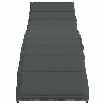 Sonnenliegen 2 Stk. Mit Auflagen Poly Rattan
