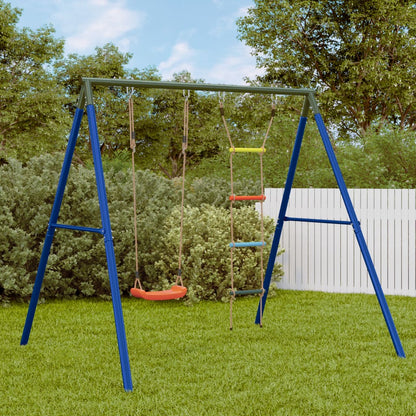 Schaukel-Set Mit Schaukelsitz Kletterschaukel Und Nestschaukel