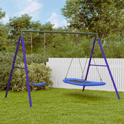 Schaukel-Set Mit Schaukelsitz Kletterschaukel Und Nestschaukel