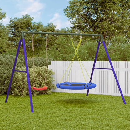 Schaukel-Set Mit Schaukelsitz Kletterschaukel Und Nestschaukel