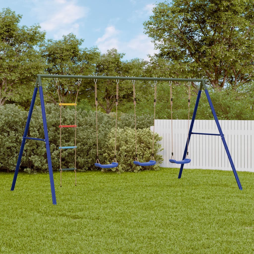 Schaukel-Set Mit Schaukelsitz Kletterschaukel Und Nestschaukel