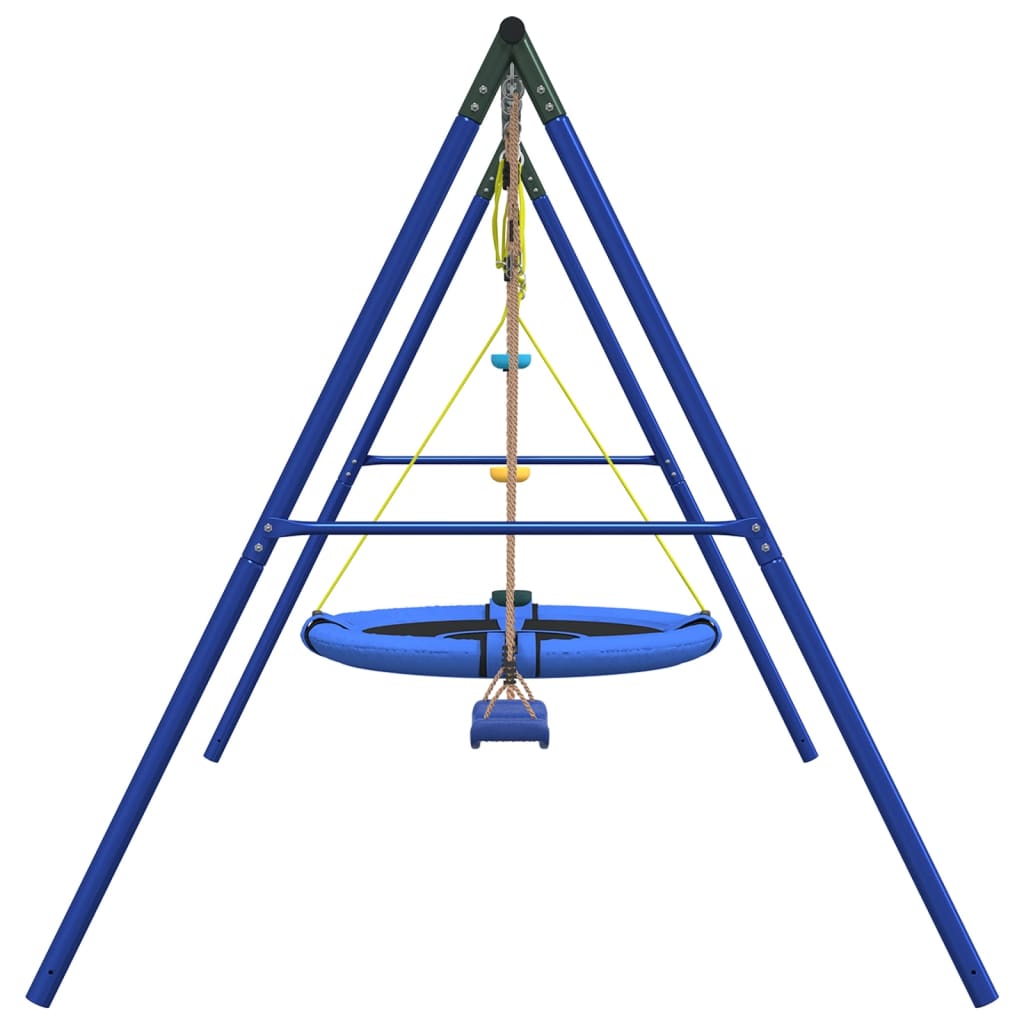 Schaukel-Set Mit Schaukelsitz Kletterschaukel Und Nestschaukel