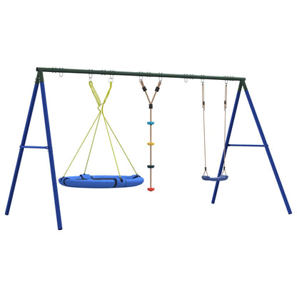 Schaukel-Set Mit Schaukelsitz Kletterschaukel Und Nestschaukel